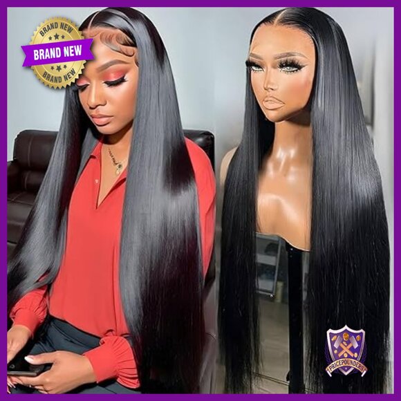 13x6 HD Lace Front Human Hair Wig 200% Density Long Straight main image 6